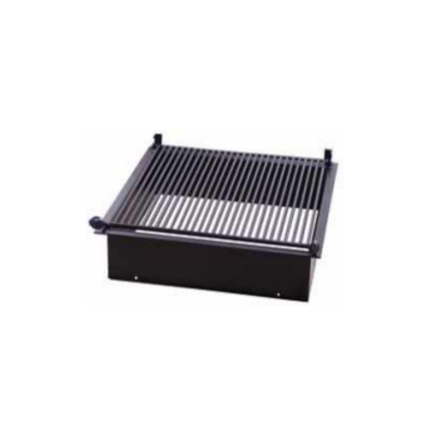 Vestal 28" Square Solid Steel Fire Pit With Removable Flip Grill