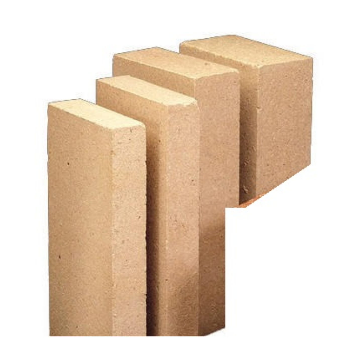 Vestal 9" x 4.5" x 1.25" Split Fire Brick, Sold in 850 Pcs