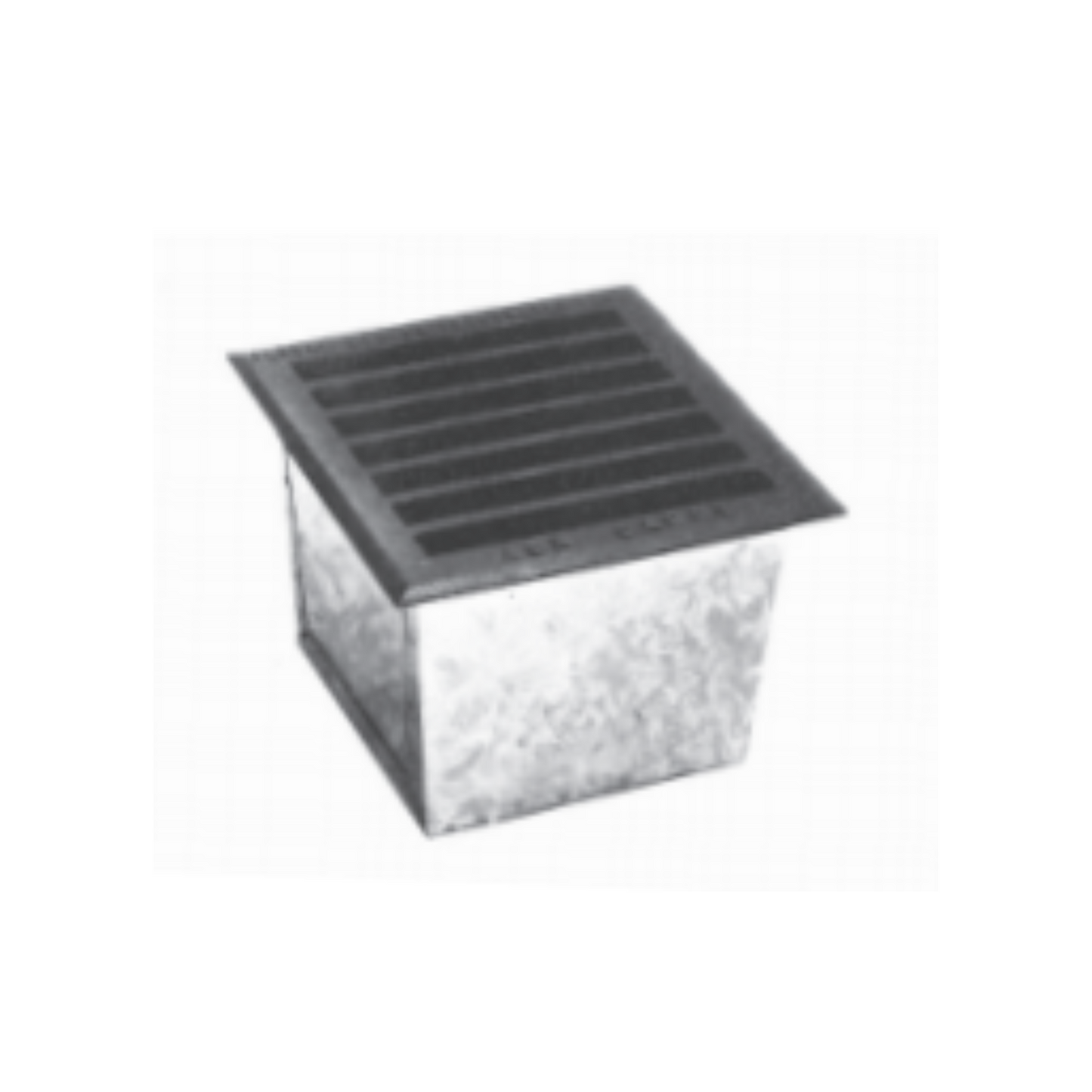 Vestal Cast Iron Grille Ash Caddy With Galvanized Inner Pail