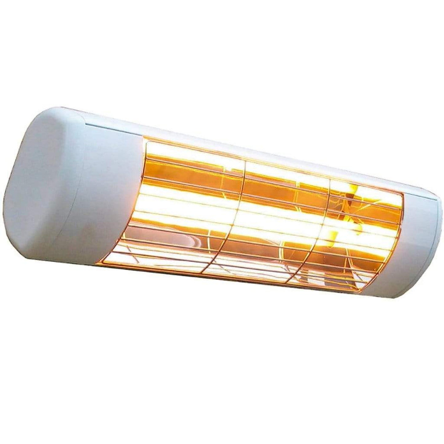 Victory Lighting 1500W 120V White All Weather Electric Infrared Heater Gold Lamp