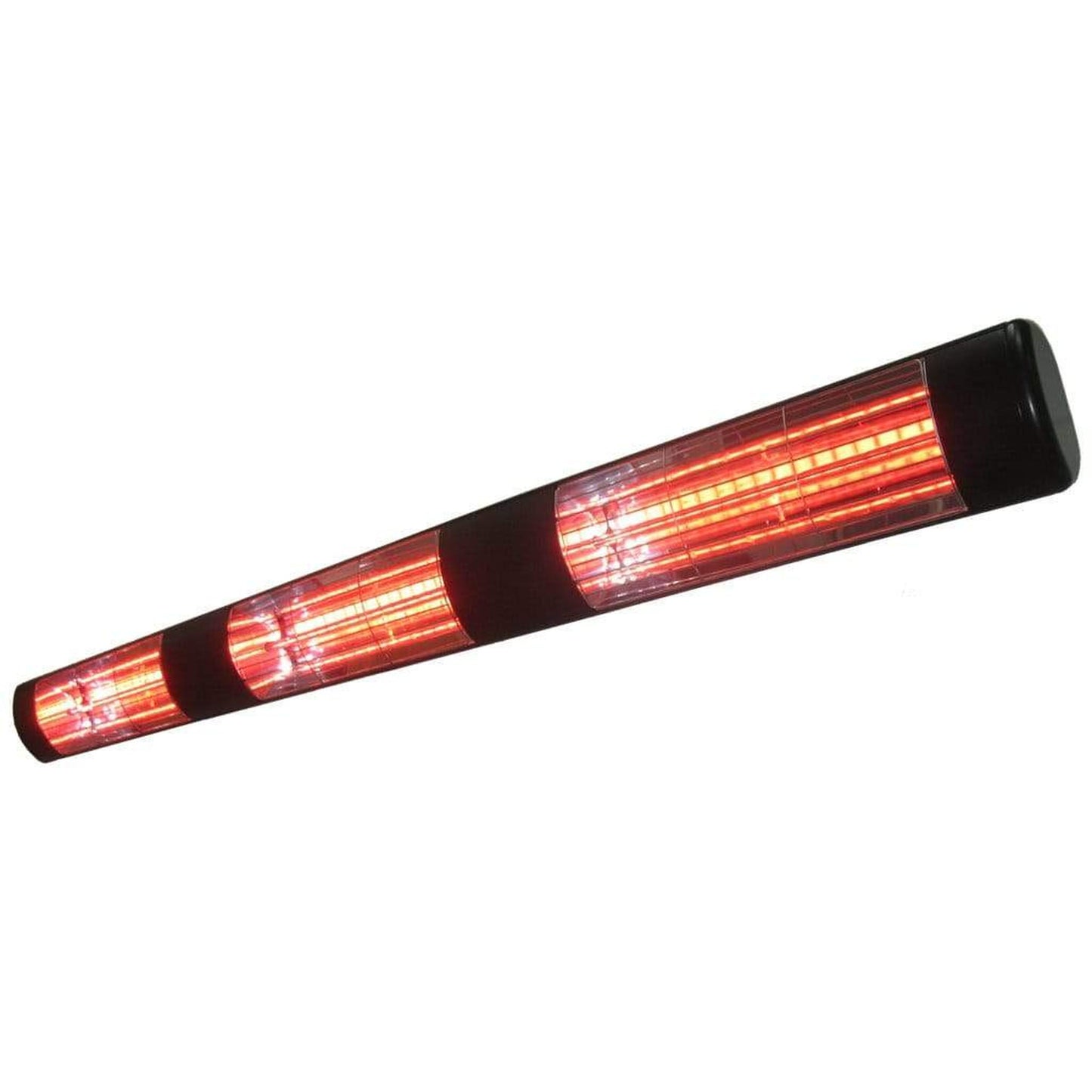 Victory Lighting 4500W 240V Black All Weather Electric Infrared Heater Gold Lamp