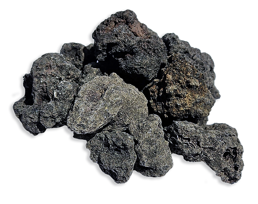 Warming Trends 1" to 1.5" Black Lava Rock (2 Bags)