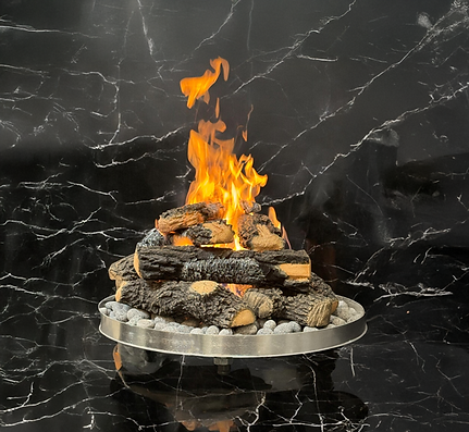 Warming Trends 15 Piece Charred Log Set for 48" and Larger Fire Pit