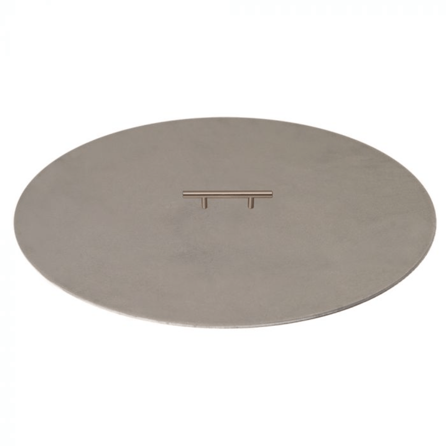 Warming Trends 20" Circular Brushed Aluminum Fire Pit Cover With 1 Handle for 18" Opening