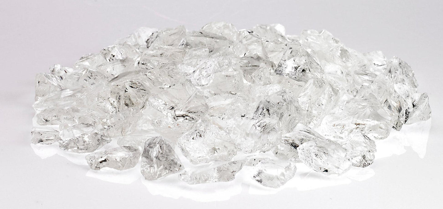 Warming Trends 3/4" to 1" Ice Medium Recycled Fire Glass (10lb)