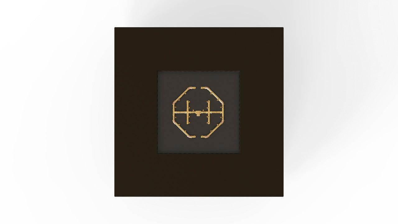 Warming Trends AON 56" Black Powder Coated Steel Liquid Propane, Push Button Ignition Square Fire Table