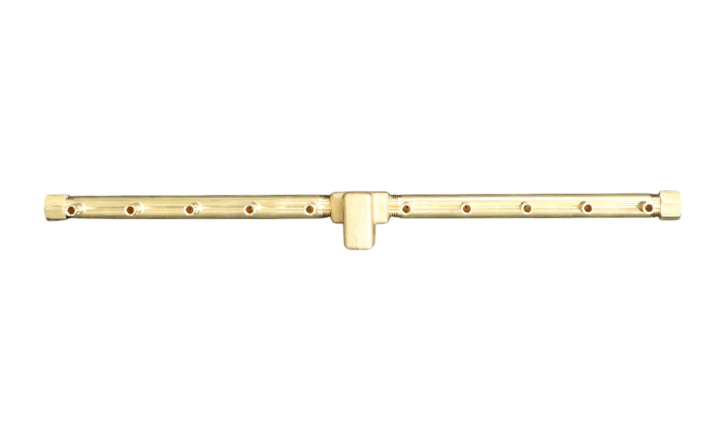 Warming Trends Linear 22" 110K BTU Universal Crossfire 2.0 Brass Burner With Flex Line Kit