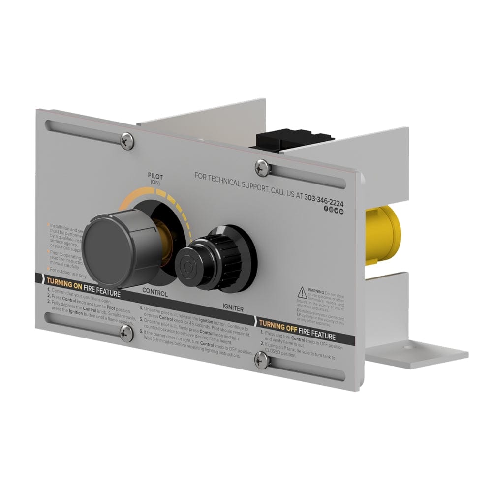 Warming Trends Mercury Ignition Spark Ignitor With Internal Safety Shutoff and 3' Pilot for Liquid Propane