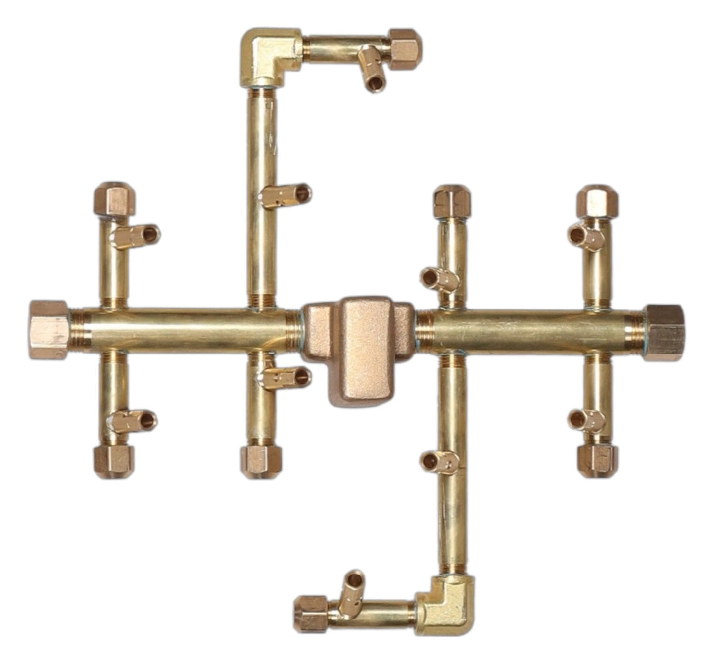 Warming Trends Original 12" x 10" 100K BTU Universal Crossfire 2.0 Brass Burner