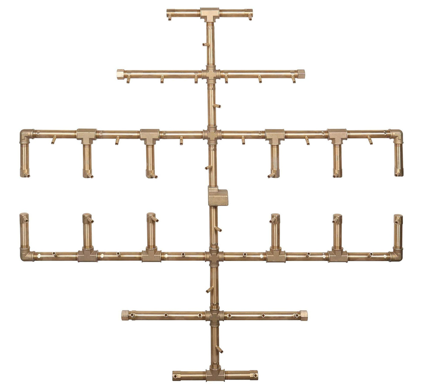 Warming Trends Original CFB450 450K BTU Liquid Propane Crossfire Brass Burner With Waterstop