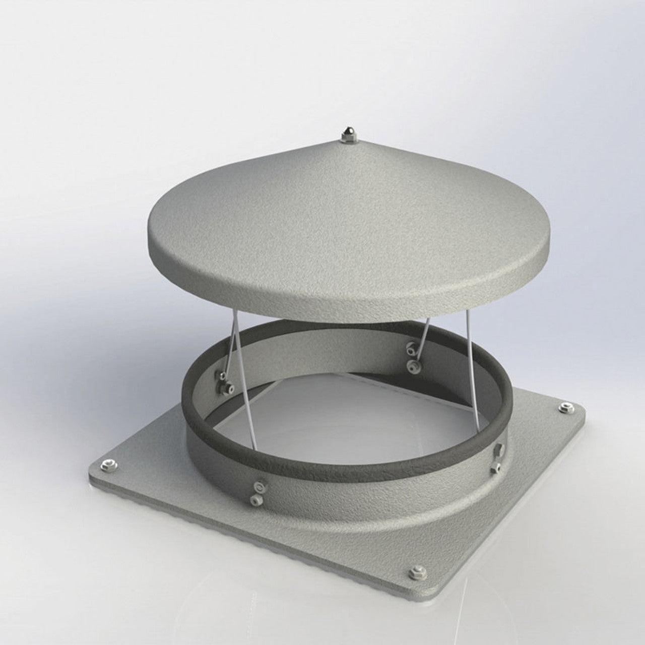 Wiles RD88 8" x 8" Top Mount Damper