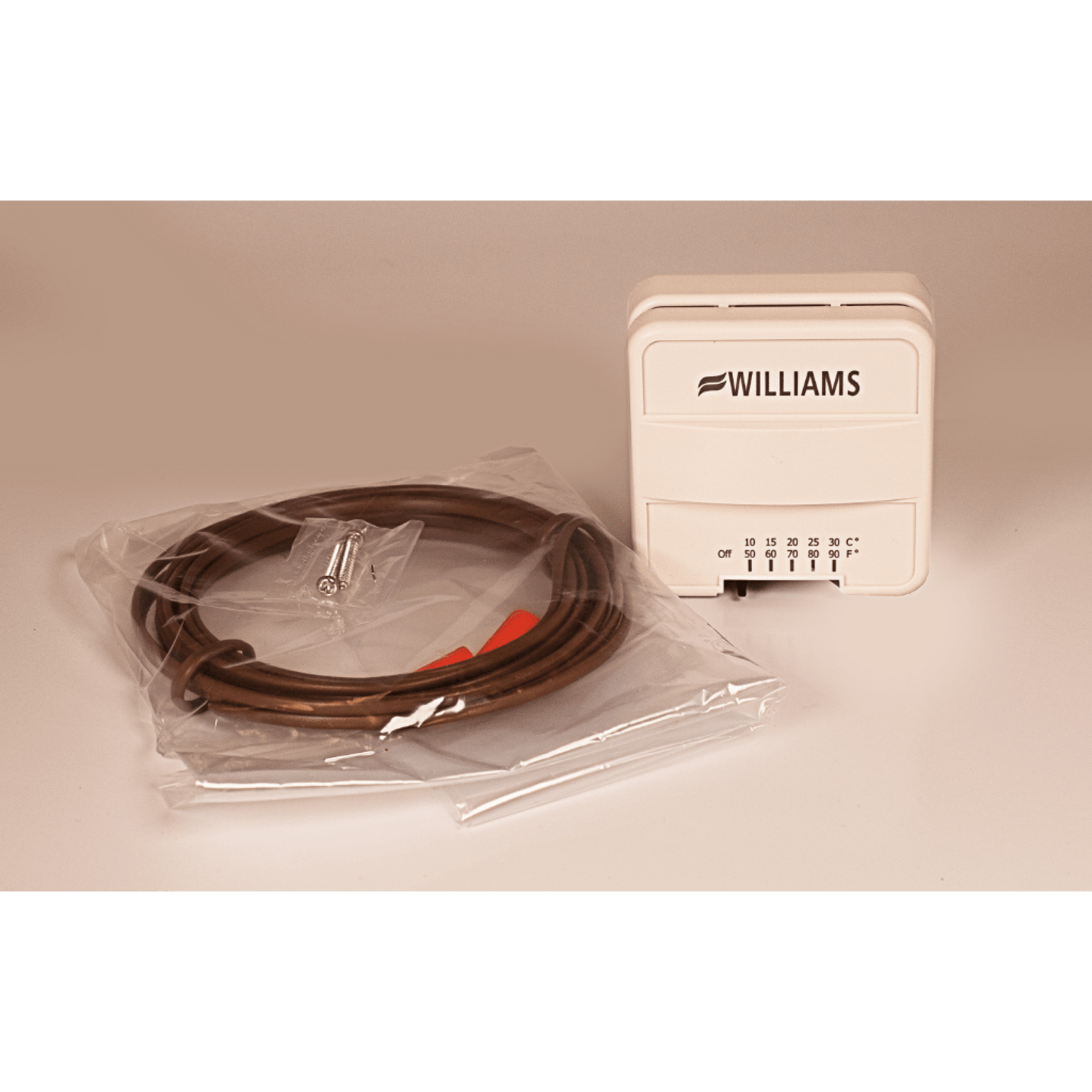 Williams Furnace Millivolt Wall Thermostat Kit for all Williams Heaters (Includes Wire and Nut)