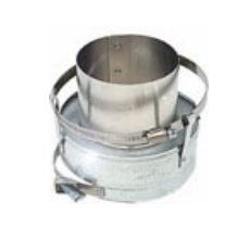 Z-Flex 5" Double Wall Oil Vent to Single Wall Pipe - Universal Connector