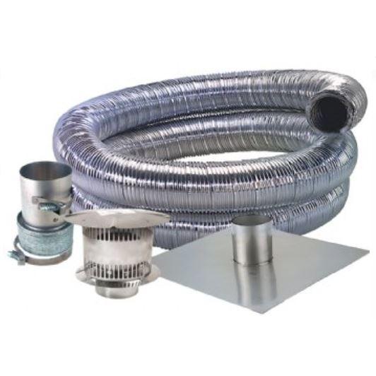 Z-Flex 5" x 15' Insul-Liner Gas Fireplace Kit