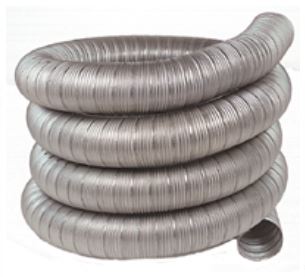Z-Flex 6" Diameter 25' Long Stainless Steel Flexible 316ti Chimney Liner