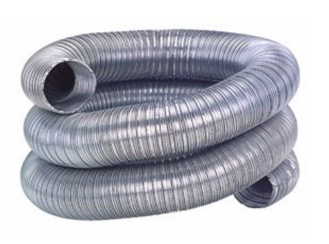 Z-Flex 8" AL Additional Lenth of Single-Vent Connector