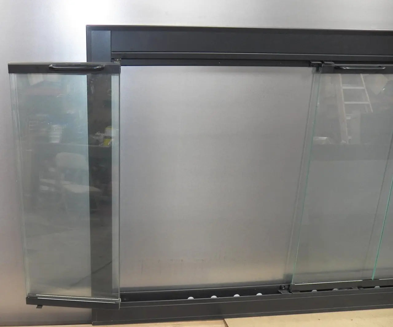 Custom Firescreen Door Foldback Option for Fireview Glass Doors