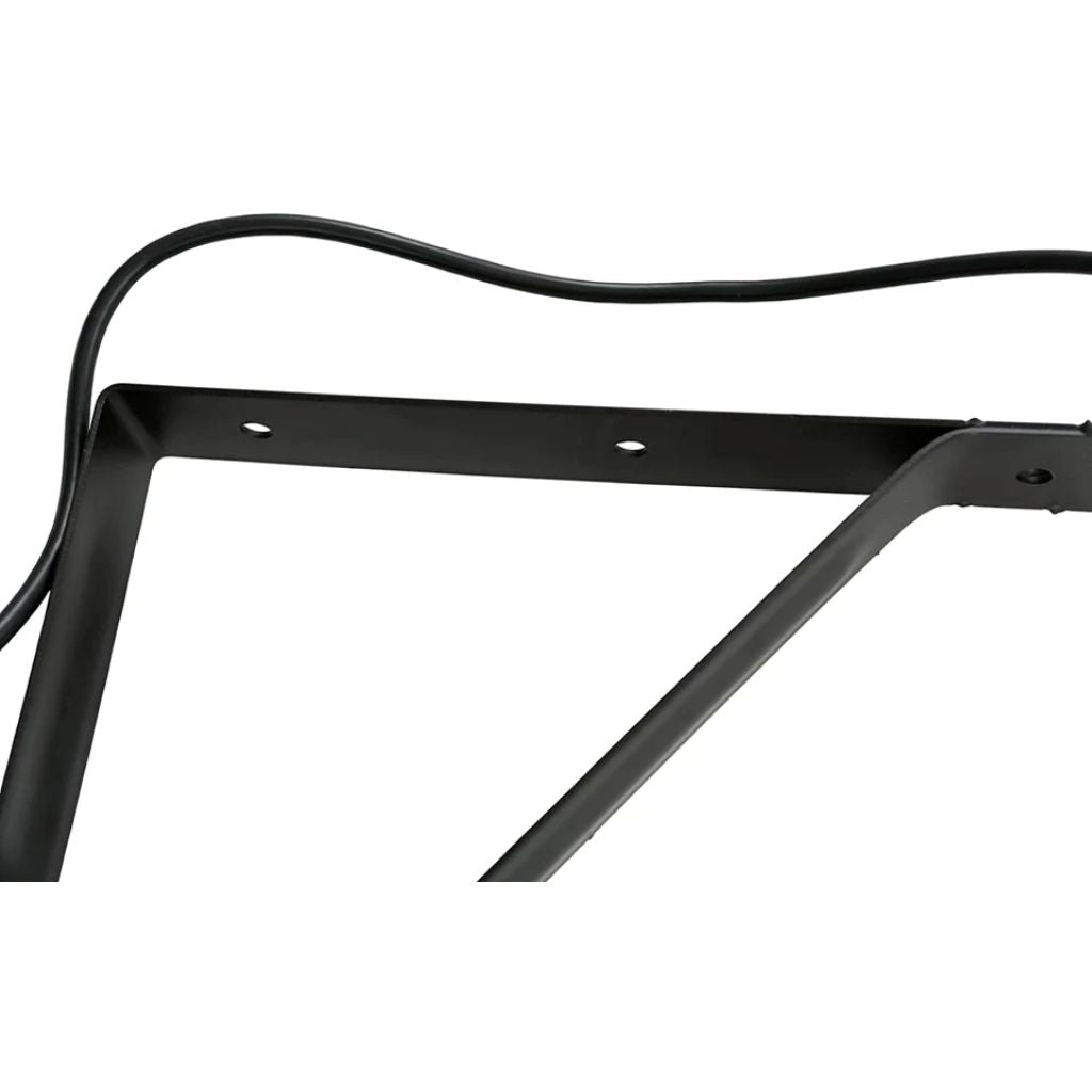 iLIVING BLDC 24" Black Wall/Ceiling Mount Fan