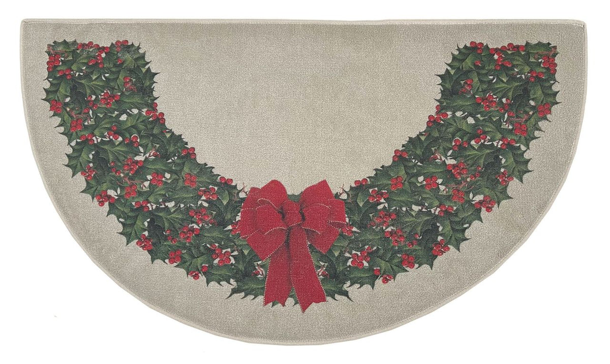Goods of the Woods Winter Holy Leaves Rug