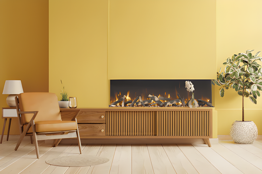 Recessed vs. Wall Mount Electric Fireplaces