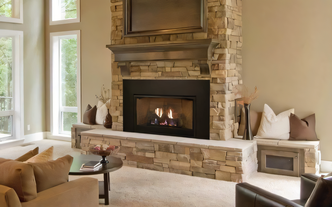 Empire Innsbrook 27 Intermittent Pilot Control With OnOff Switch, Propane Gas Vent Free Small Fireplace Insert