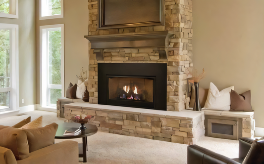 Empire Innsbrook 27 Intermittent Pilot Control With OnOff Switch, Propane Gas Vent Free Small Fireplace Insert