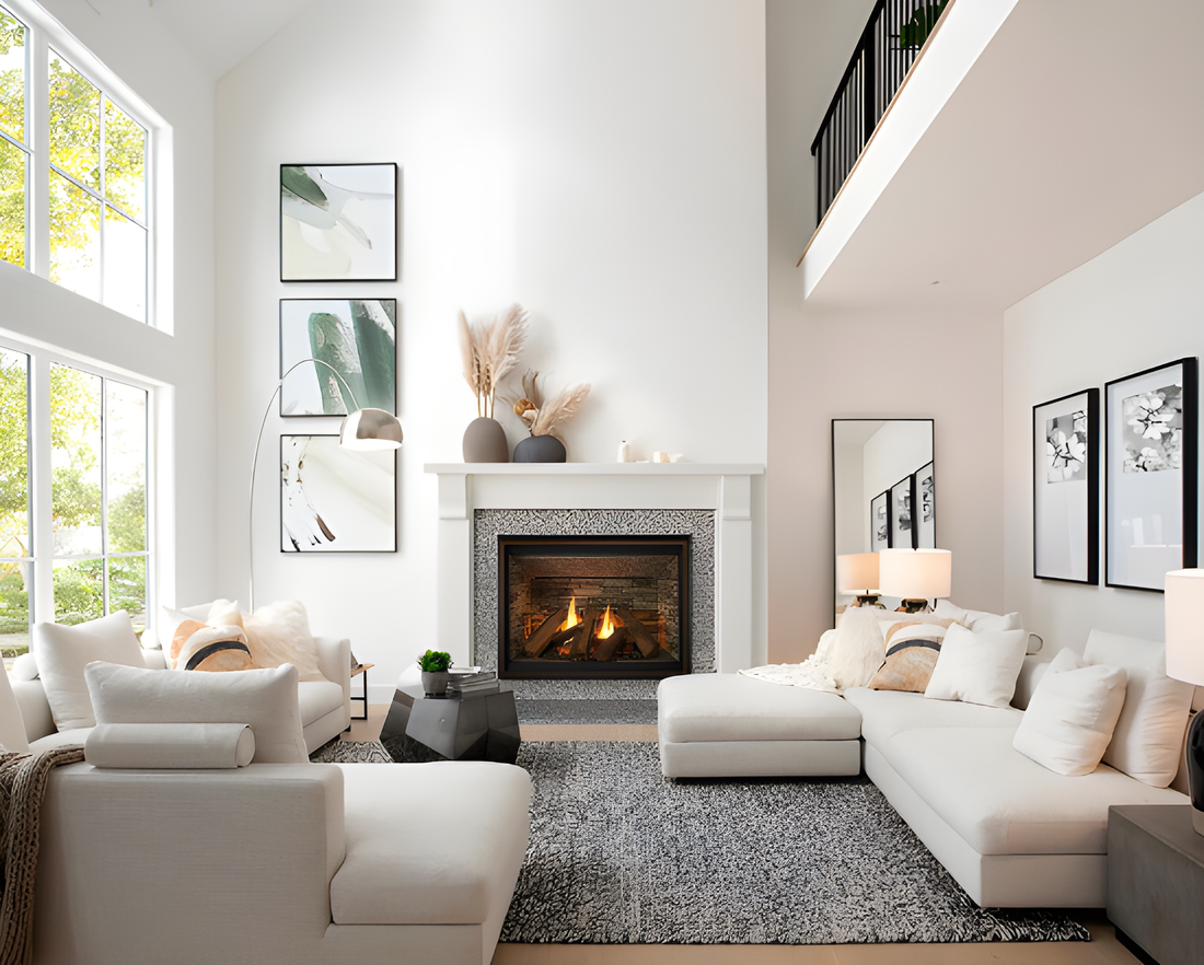 Majestic Meridian Platinum 42" Traditional Top/Rear Direct Vent Natural Gas Fireplace With IntelliFire Touch ignition System