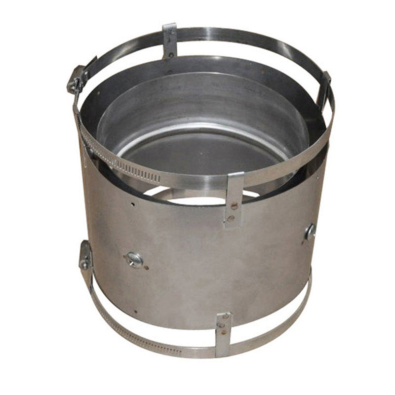 Olympia Chimney & Venting 6" Forever Flex Premium Pre-Insulated 316Ti-Alloy SS Light Flex Dripless Quick Connector - QCLF6PI