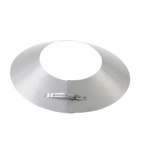 Olympia Chimney & Venting 7" Ventis Class-A All Fuel Chimney 304L Stainless Storm Collar - VA-SC07SS