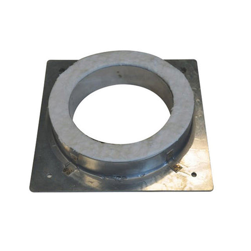 Olympia Chimney & Venting 7" Ventis Class-A All Fuel Chimney, Galvanized, Anchor Plate - VA-AP07