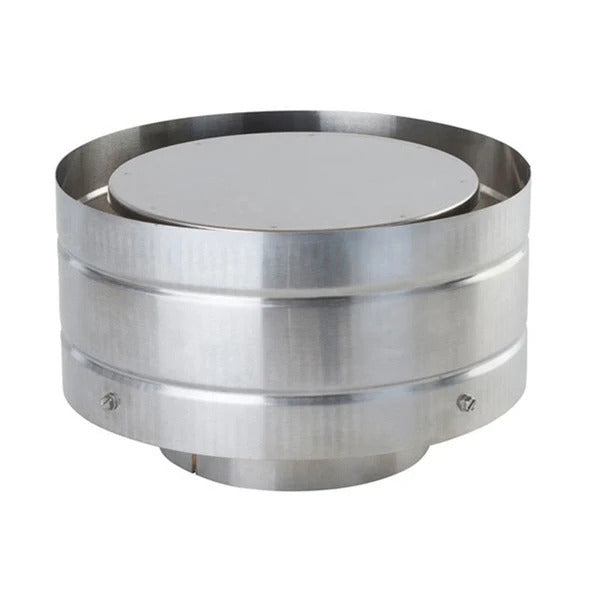 Olympia Chimney & Venting 5" Ventis Direct Vent 304L Stainless Steel Vertical Rain Cap-VDV-VC05
