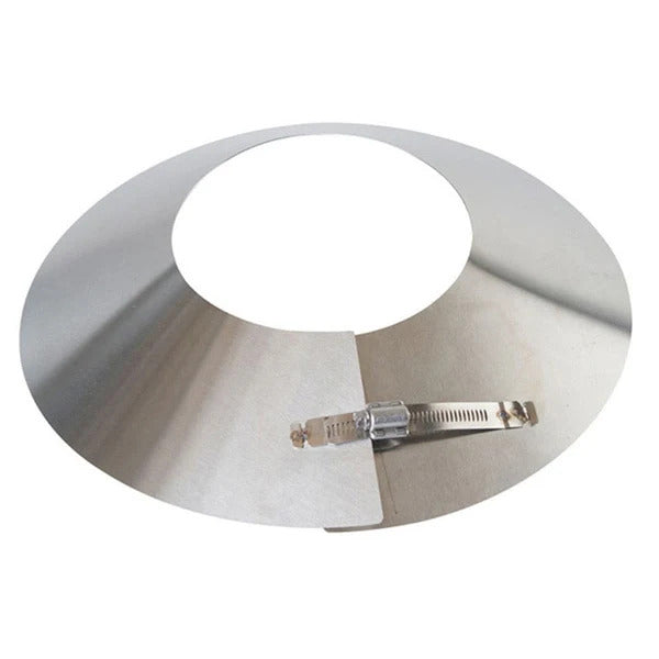 Olympia Chimney & Venting 4" Ventis Direct Vent 304L Stainless Steel Storm Collar-VDV-SC04