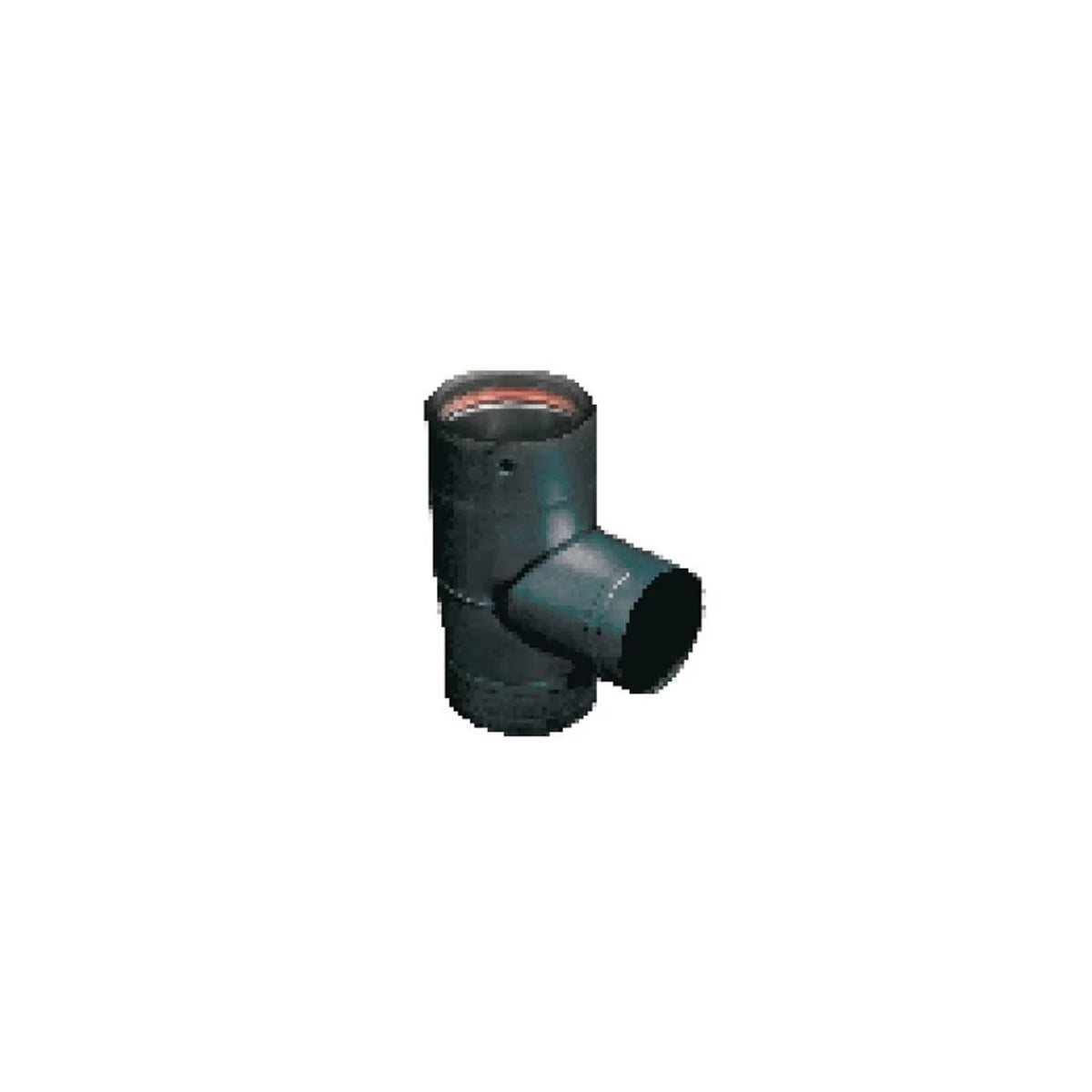 Olympia Chimney & Venting 4" Ventis PelletVent Tee With 3" Pellet Pipe Take-Off - VP-T43