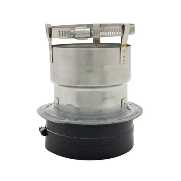 Olympia Chimney & Venting 4" Ventis PelletVent Pipe 304L Inner/Galvanized Outer Adaptor To 4" Flex - VP-FLA04