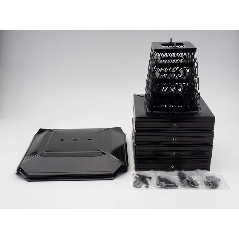 Olympia Chimney & Venting HomeSaver Pro Single-Flue 13" x 17" 4-Pack Galvanized Steel Rectangular Chimney Cap