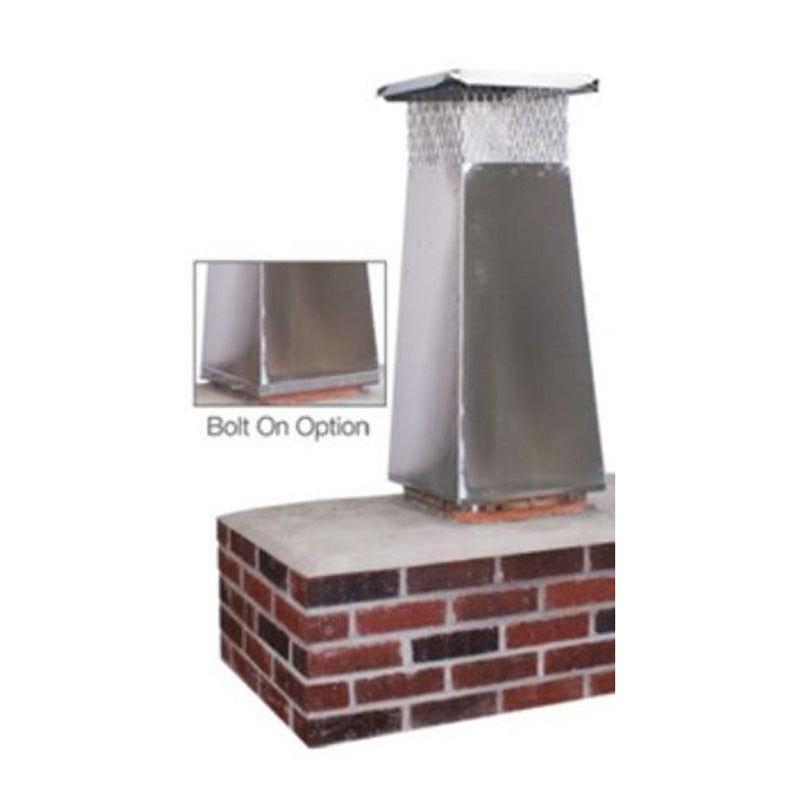 Olympia Chimney & Venting HomeSaver 13" x 13" Stainless Steel Flue Extension