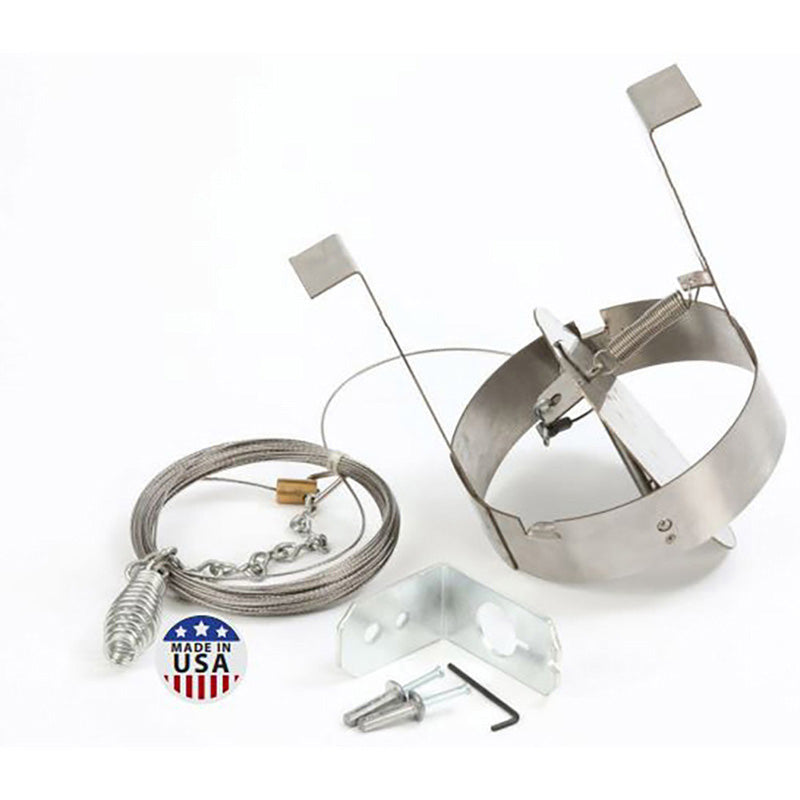 Olympia Chimney & Venting 7" 316L Stainless Steel Drop-In Chimney Liner Damper