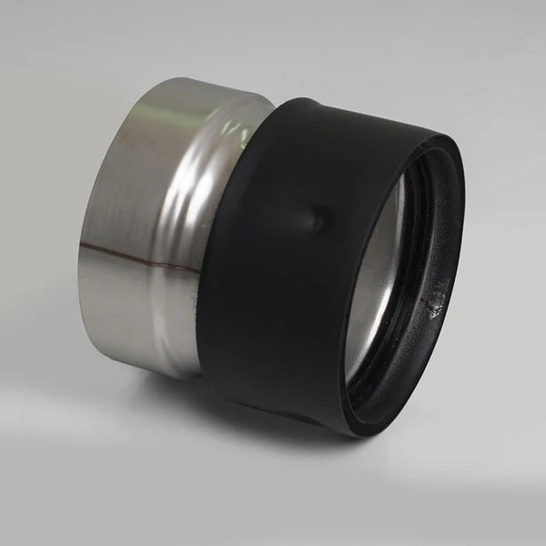 Olympia Chimney & Venting 4" Ventis PelletVent Pipe 304L Inner/Galvanized Outer Harman Pellet Stove Adaptor - VP-SA04HARM
