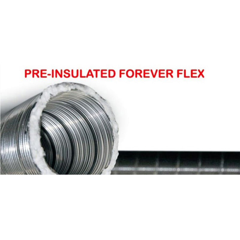 Olympia Chimney & Venting 8" x 25' Premium Pre-Insulated Forever Flex 316Ti-Alloy .005 Stainless Pre-Cut Liner-L5S825PI