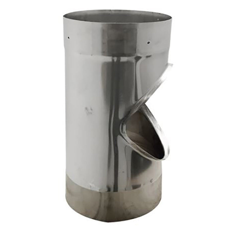 Olympia Chimney & Venting 7" New Universal Components 316L Tee Body Only - THFB316-7