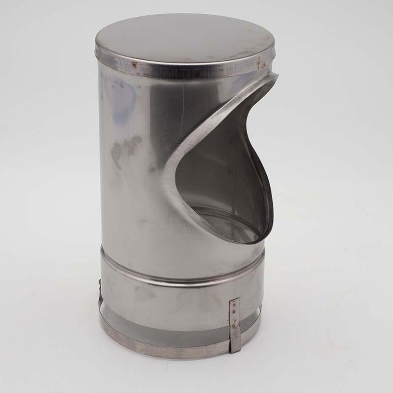 Olympia Chimney & Venting 5.5" New Universal Components Short Body Flex Tee with Attached Tee Cap - TSB5.5