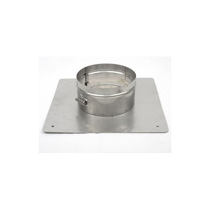 Olympia Chimney & Venting 5.5" Forever Flex 316Ti-Alloy Stainless Steel Light Flex/Hybrid 9" X 9" Flat Top Plate - COP34255