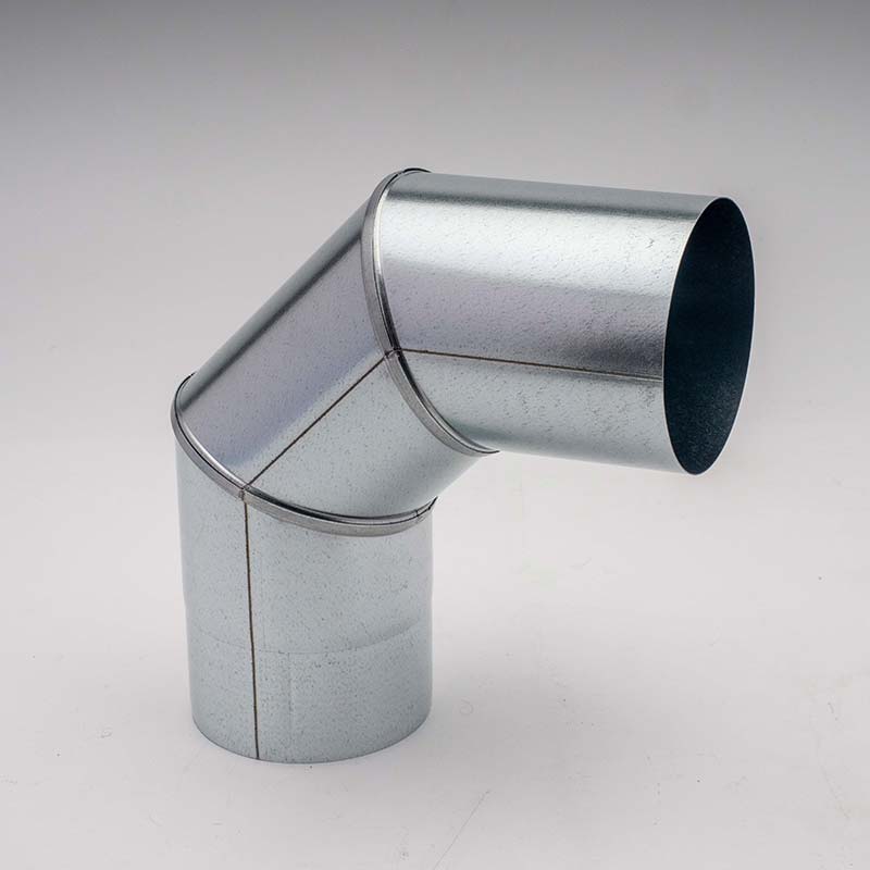 Olympia Chimney & Venting EZ Vent 4" x 90 Degree Fixed Dryer Vent Elbow Galvanized