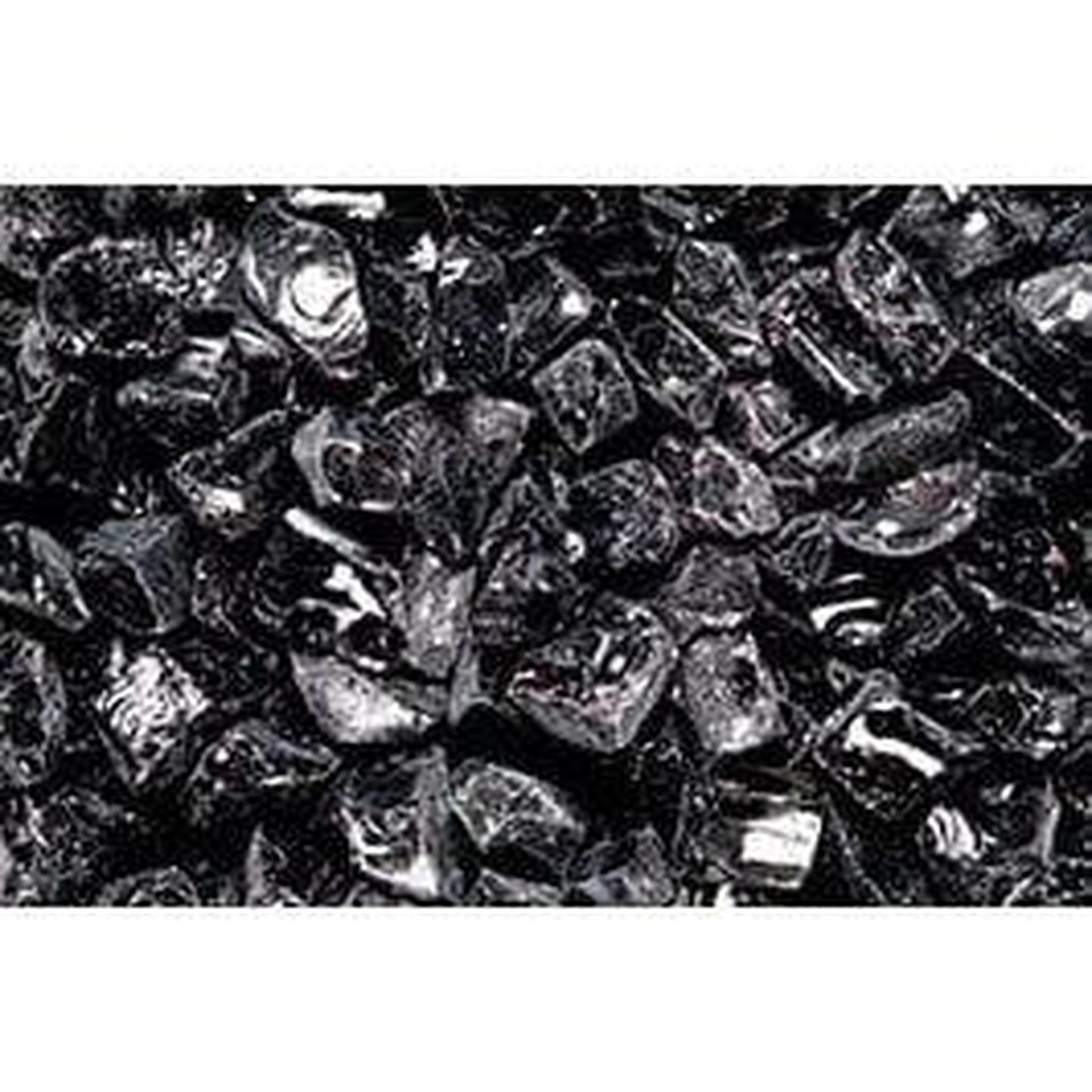 10 Lbs. Onyx Black Large Non-Reflective Crushed Glass Media