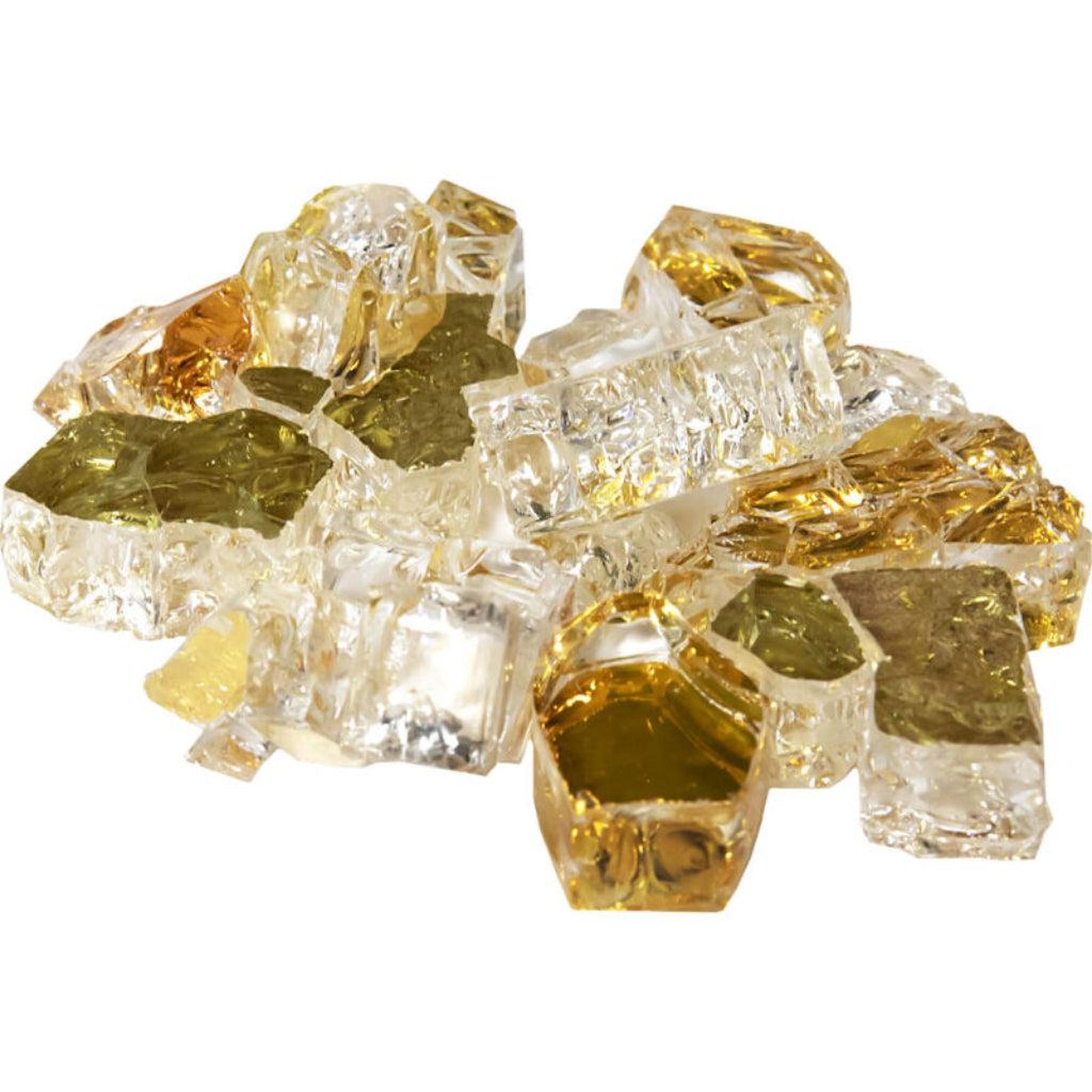 10 Pounds 1/2" Premium Reflective Fireglass Media