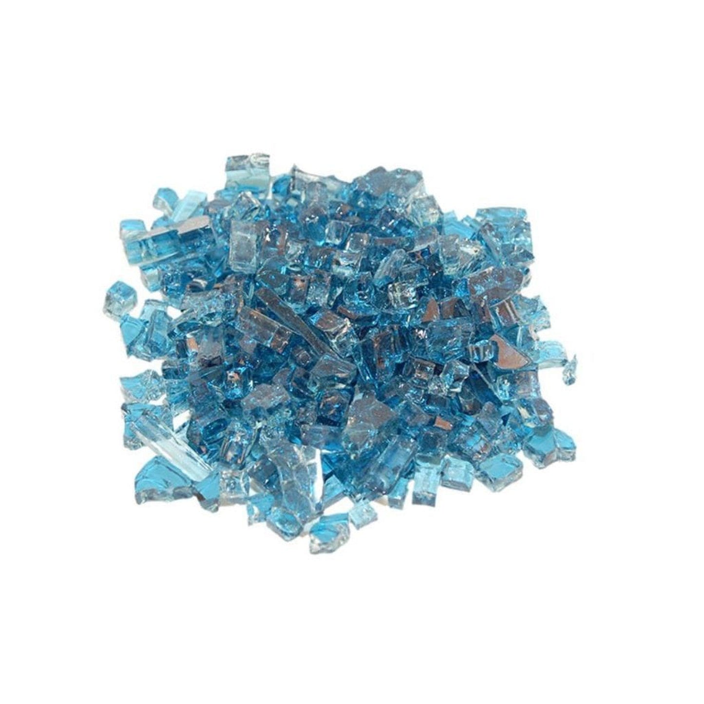 10 lb. Package of Caribbean Blue Non-Reflective Fyre Glass Media