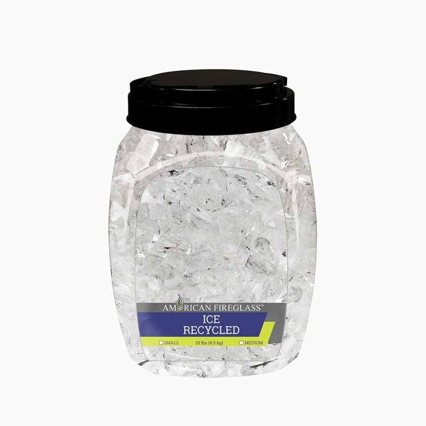 10 lb. Package of Clear Non-Reflective Fyre Glass Media