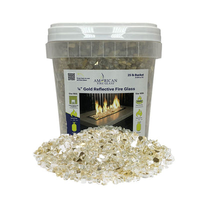 10 lb. Package of Gold Reflective Fyre Glass Media
