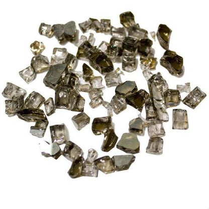 10 lbs. 1/2" Bronze Reflective Fire Glass Media
