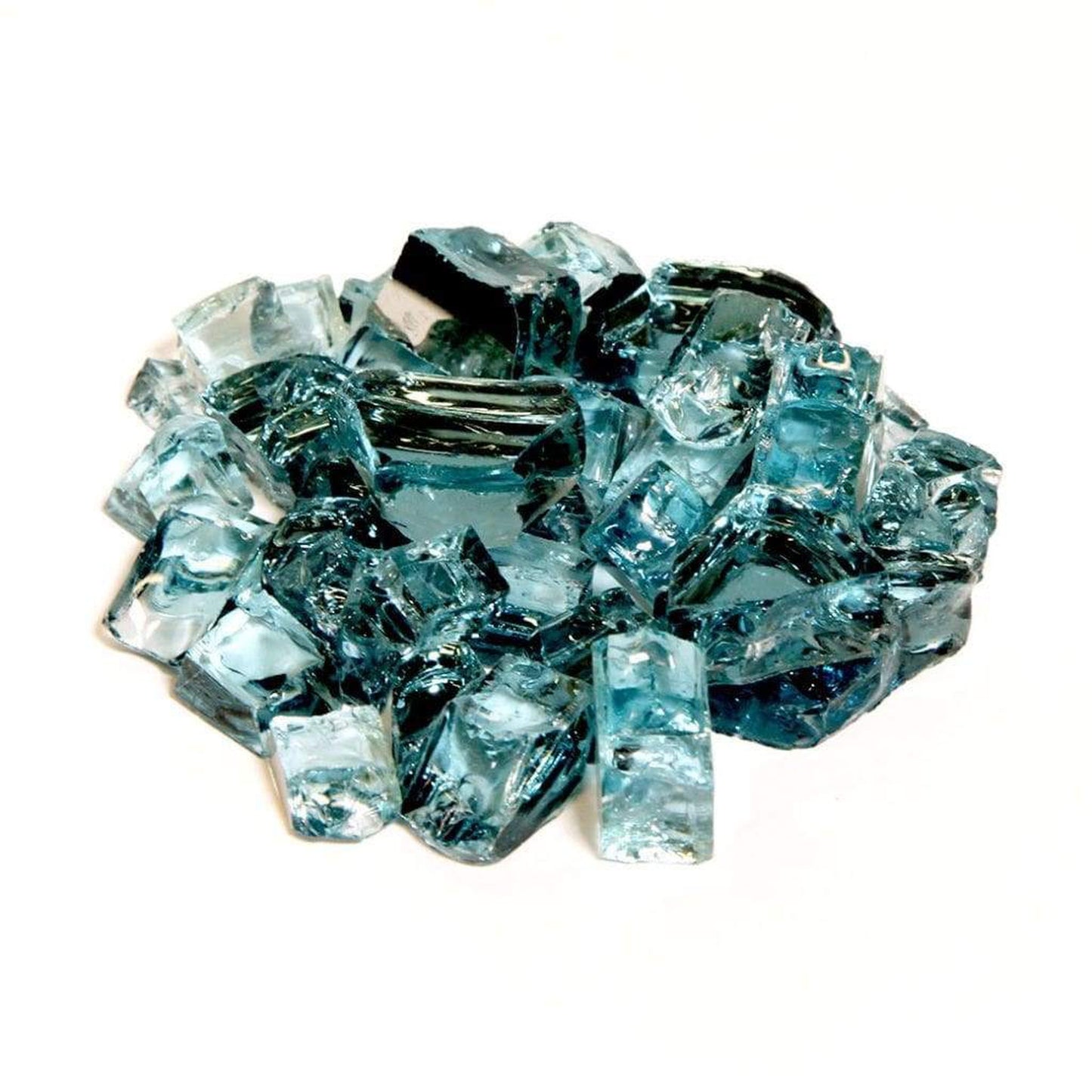 10 lbs. 1/2" Reflective Fire Glass Media